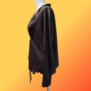 Soft Surroundings Brown Cardigan Size Small